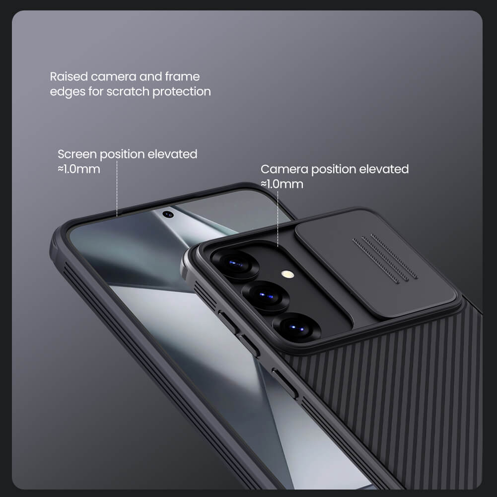 Nillkin CamShield Pro Case for Samsung Galaxy S25+, Matte Camshield with Sliding Camera Protector Shockproof Protective Cover for Samsung S25 Plus - Image 5