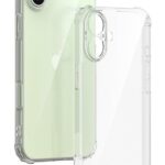 Clear Case for iPhone 16 Plus, Transparent Case with Bumper and Microdot Technology Cover